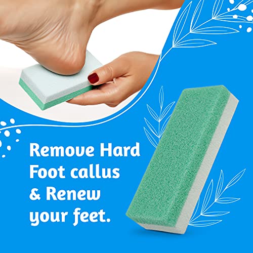 Daily Remedy Tea Tree Oil Callus Remover Gel & Pumice Stone- Professional 2-I...