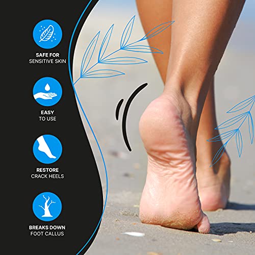 Daily Remedy Tea Tree Oil Callus Remover Gel & Pumice Stone- Professional 2-I...