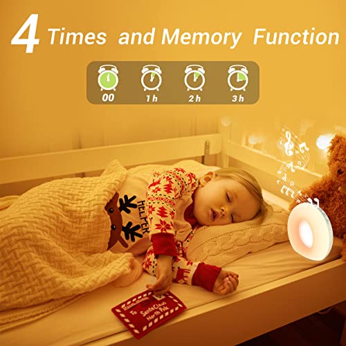 DailyBody Sound Machine White Noise Machine Sleep Machine 30 Soothing Sounds ...