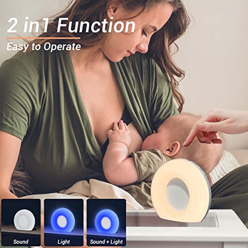 DailyBody Sound Machine White Noise Machine Sleep Machine 30 Soothing Sounds ...