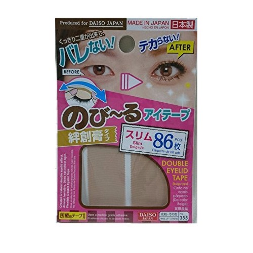 DAISO Natural Double Eyelid Nudy Tape Slim 86 pcs Bandage type