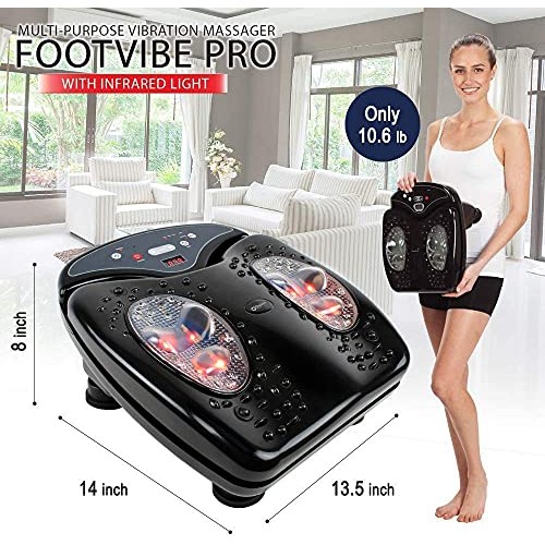 Daiwa Felicity Foot Massager Vibration for Blood Circulation Booster Foot Vib...