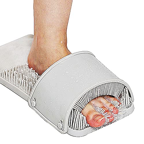Foot Scrubber Feet Cleaner Washer Brush for Shower Floor Spas Massage, Slippe...