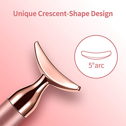 2-IN-1 Electric Face Massager Roller 24k Rose Gold Face Roller, 3D Roller and...