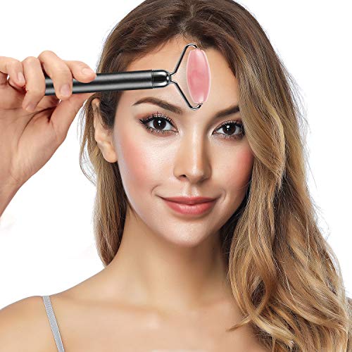 3-IN-1 Electric Jade Roller 3D Roller Facial Roller & Face Massager,Black