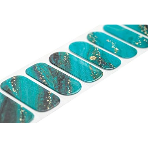 Danni&Toni Semi Cured Gel Nail Strips Gel Nail Polish Stickers (20 Extra-Long...