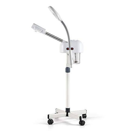 2 in 1 Facial Steamer with 5X Magnifying Lamp Face Steamer Humidifier Vaporiz...