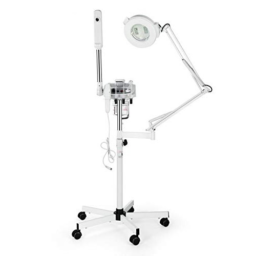 3 in 1 Facial Steamer with 5X Magnifying Lamp Face Steamer Humidifier Vaporiz...