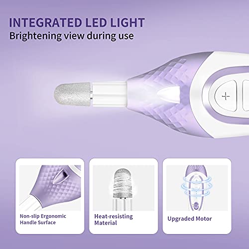 Electric Nail File, Professional Pedicure Kit Manicure Set w/Storage Case, 20...