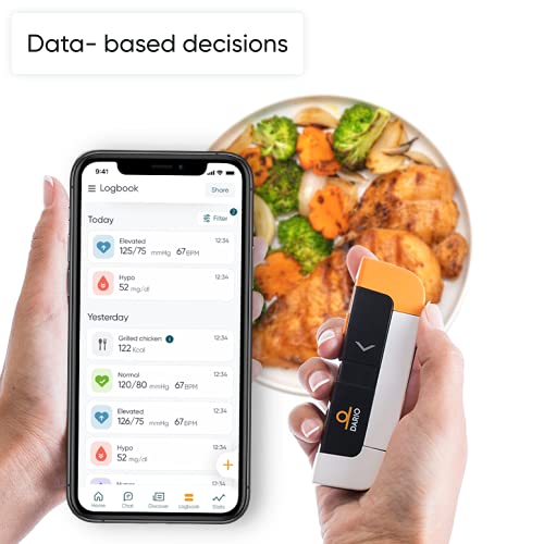 Dario 100 Blood Glucose No Coding Needed Test Strips Cartridge Set - Only for...