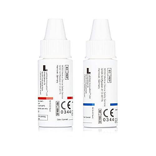 Dario Glucose Control Solutions for Dario Test Strips Testing. Verify The Per...