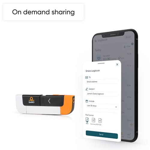 Dario Glucose Control Solutions for Dario Test Strips Testing. Verify The Per...