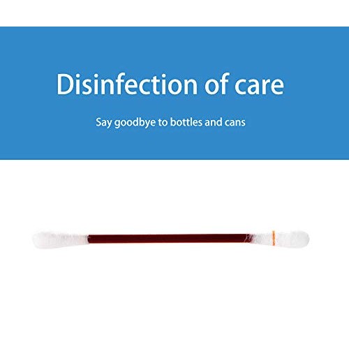 100 Disposable Iodophor Swabs Outdoor Supplies Medical Cotton Swabs Iodine In...