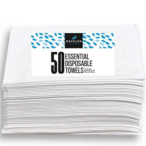 Essential Disposable Hair Towels for Women, 32 inch X 16 inches Each, Super A...