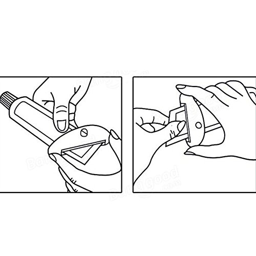 2pcs/Set Toothpaste Tube Squeezer Dispenser,Tube Wringer for Artist, Hair Sal...