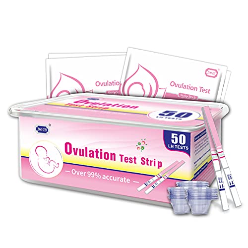 DAVID 50 Ovulation Test Strips, Ovulation Predictor kit, Fertility Test for W...
