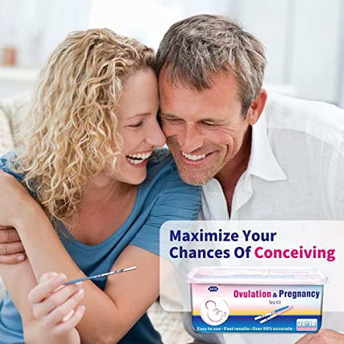 DAVID Ovulation Predictor Kit, 30 Ovulation Tests + 10 Pregnancy Tests Strips...
