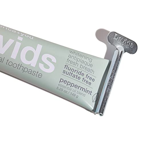 Davids Natural Whitening Toothpaste, Antiplaque, Fluoride Free, SLS Free, Pep...