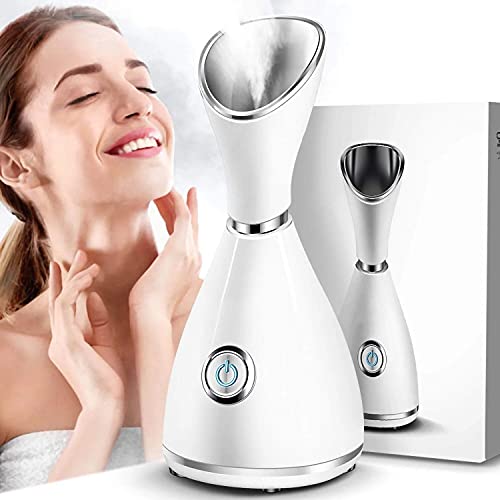 DayFancy Ionic Facial Steamer Warm Mist Nano Spray Moisturizing and Pore Clea...