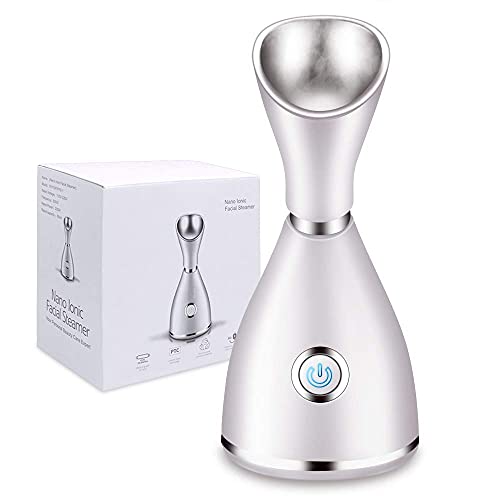 DayFancy Ionic Facial Steamer Warm Mist Nano Spray Moisturizing and Pore Clea...