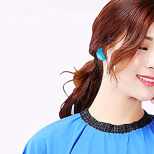 DAZAIGE 5 Pairs Silicone Ear Cover Blue Waterproof Ear Caps Hair Dye Hair Per...