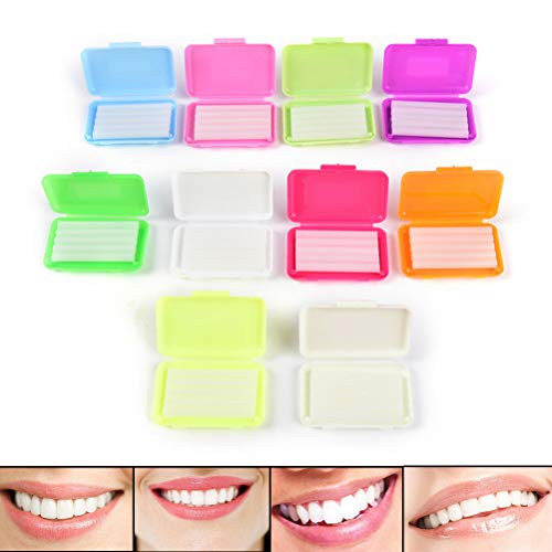 10 Box Orthodontic Wax,Bracket Brace Gum Irritation Dental Wax,Braces Wax,Bes...