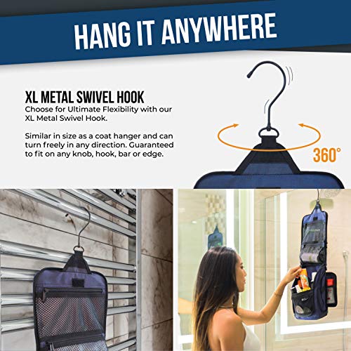 Hanging Travel Toiletry Bag for Men and Women – Large Cosmetics, Makeup and T...