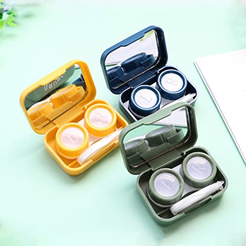 4 Pcs Flower Contact Lens Case Travel Kit Portable Contact Lens Box Holder St...