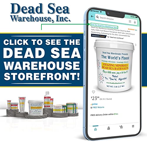 Dead Sea Warehouse-Amazing Minerals Dead Sea Bath Salts,100% Full Mineral The...