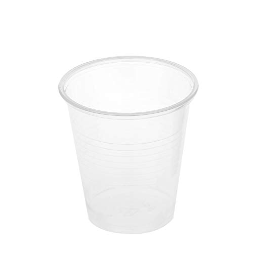 Dealmed Disposable Plastic Cups – 100 Clear Cups, 3 oz Disposable Cups, 100% ...
