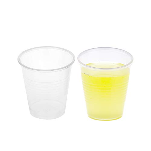 Dealmed Disposable Plastic Cups – 100 Clear Cups, 3 oz Disposable Cups, 100% ...