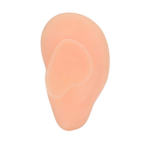 DEALPEAK Human Ear Model Professional Silicone Ear Acupuncture Massage Practi...