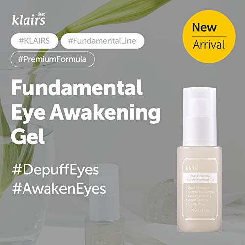 [DearKlairs] Fundamental Eye Awakening Gel 35ml | Vegan, Improves dark circle...