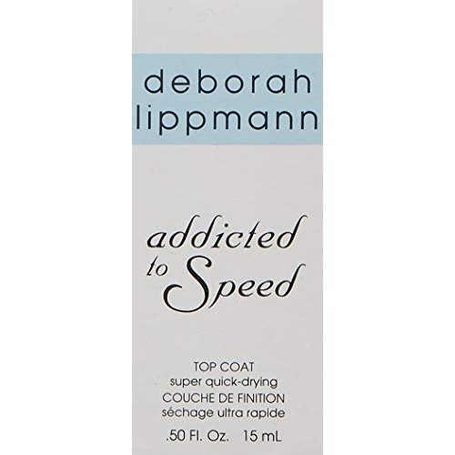 deborah lippmann Addicted To Speed Ultra Quick-Dry Top Coat, 0.5 Fl Oz