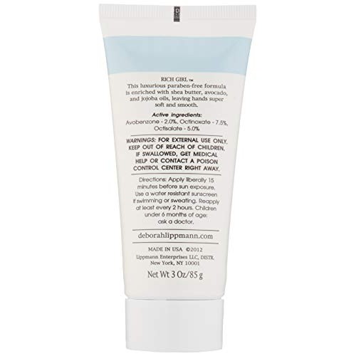 Deborah Lippmann Rich Girl Hand Cream | Moisturizing Hand Lotion with Shea Bu...