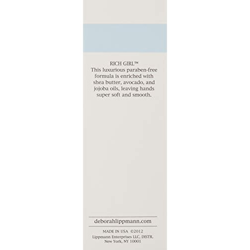 Deborah Lippmann Rich Girl Hand Cream | Moisturizing Hand Lotion with Shea Bu...