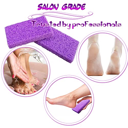 70 PCS Pedicure Exfoliator Kit Set 40 PCS Disposable Pedicure Pumice Stone fo...