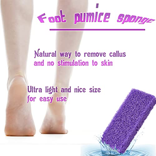 70 PCS Pedicure Exfoliator Kit Set 40 PCS Disposable Pedicure Pumice Stone fo...