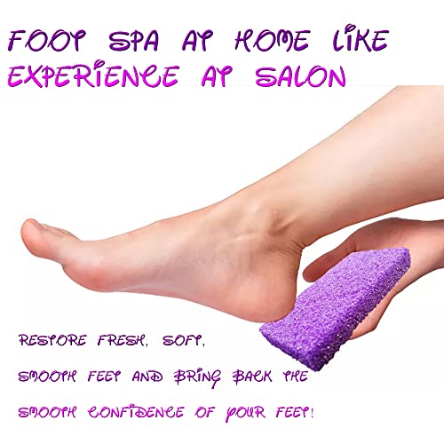 70 PCS Pedicure Exfoliator Kit Set 40 PCS Disposable Pedicure Pumice Stone fo...