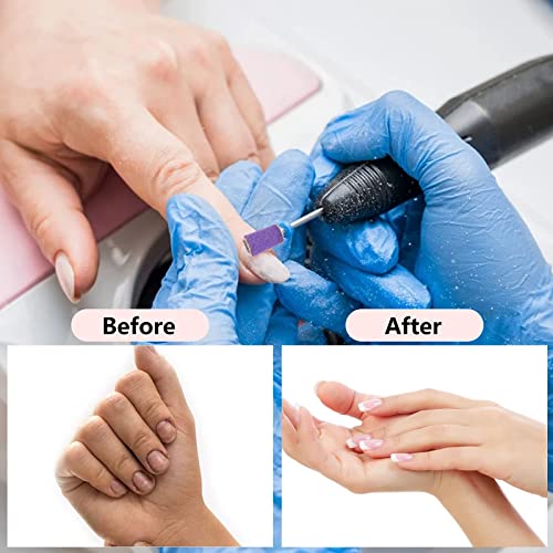 200 Pcs Nail Sanding Bands for Nail Drill Bits, Sanding Drums with 2 Pcs Nail...