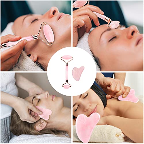 Deciniee Jade Roller Gua Sha Set - Beauty Face Roller Massager & Guasha Tool ...