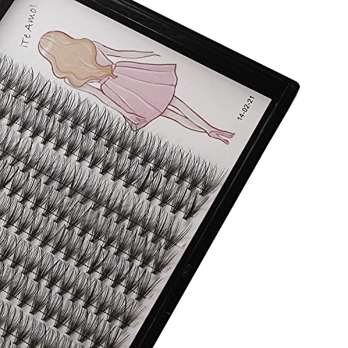 Dedila 8-20mm 20D Individual False Eyelashes Makeup Cluster Eyelashes Thickne...