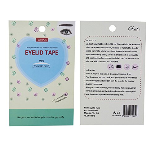 Dedila Pro 600Pcs by a Box Makeup Breathable Eyelid Tape Big Eye Decoration I...