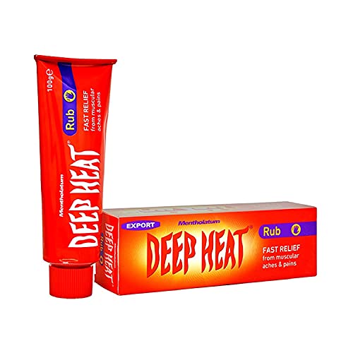 3 X Deep Heat Heat Rub 100g (300g TOTAL) by Deep Heat