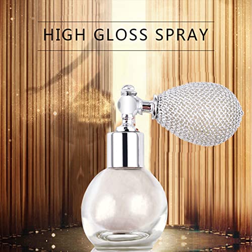 Highlighter Powder Spray, Body Glitter Face High Gloss Powder Shimmer Sparkle...
