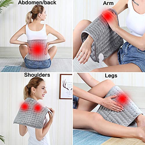 Heating Pad - Electric Heating Pads - Hot Heated Pad for Back Pain Muscle Pai...