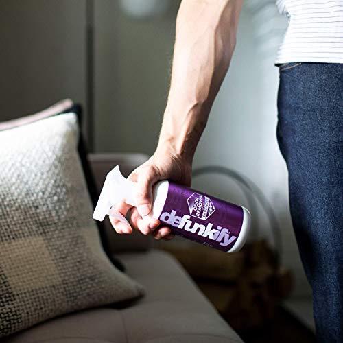 Defunkify Odor Remover Spray, Peppermint - Crushes Odor - with Ionic Silver &...