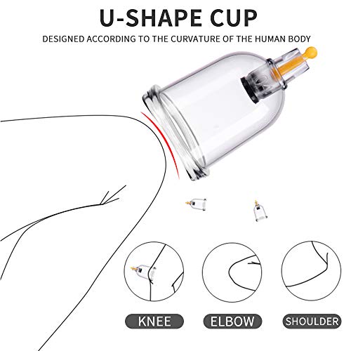 Cupping Therapy Sets, 24 Cups Professional Chinese Acupoint Cupping Therapy S...