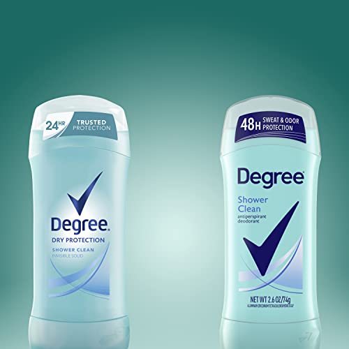 Degree Antiperspirant Deodorant 24 Hour Dry Protection Shower Clean Deodorant...