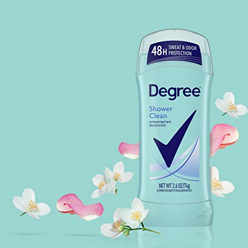 Degree Antiperspirant Deodorant 24 Hour Dry Protection Shower Clean Deodorant...